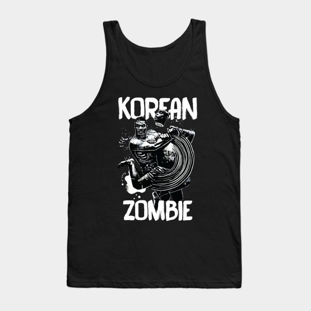 Korean Zombie Sketch Tank Top by cagerepubliq